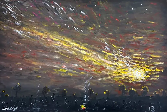 Gordon Syron, Untitled, 2013, oil on canvas, 91 x 61 cm