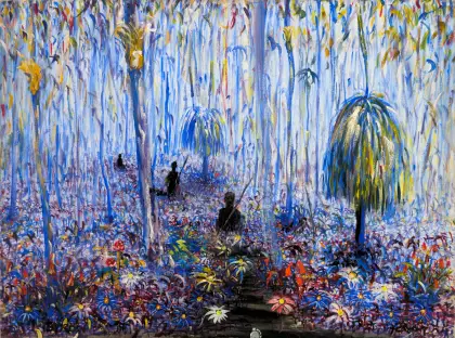 Gordon Syron, Where the Wildflowers Once Grew, c. 2005, oil on linen, 76 x 100 cm