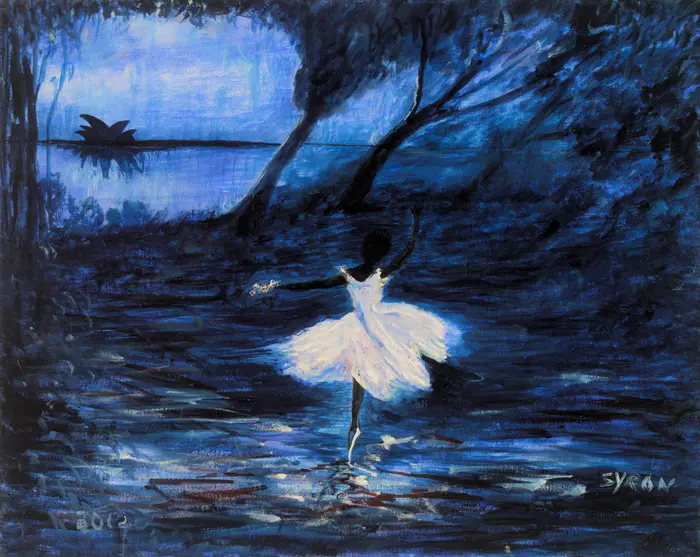 Gordon Syron, Black Ballerina, 2012, oil on linen, 61 x 76.5 cm