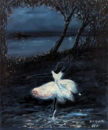 Gordon Syron, Black Ballerina, 2011, oil on canvas, 60 x 50 cm