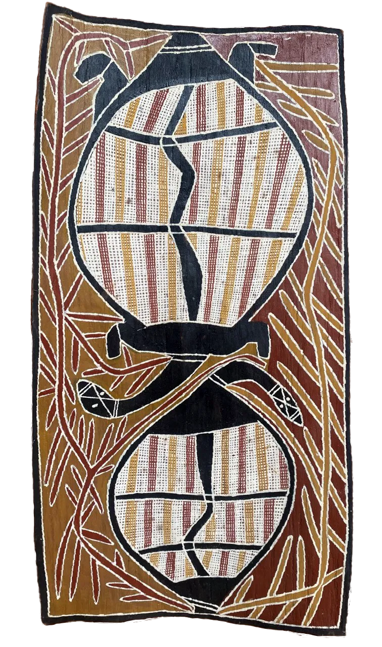 England Bangala, Banda - Long-necked Tortoise, 1988, 67 x 34 cm