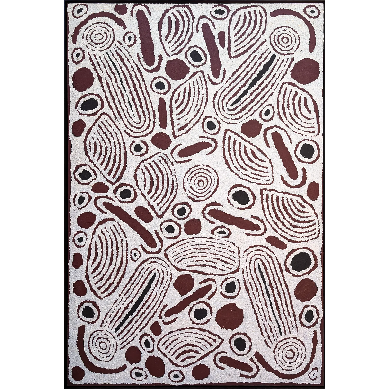 Ningura Gibson Napurrula, Women's Ceremony, -, synthetic polymer paint on canvas, -