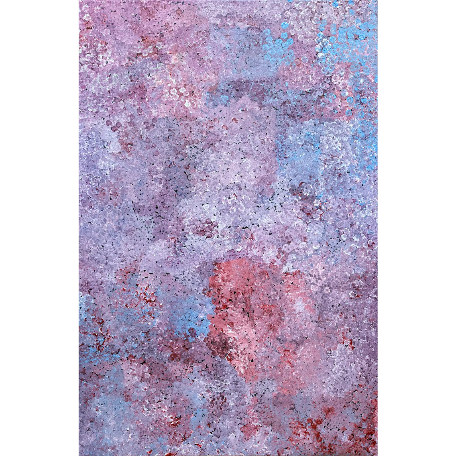 Poly Ngale, Bush Plum, 2002, synthetic polymer paint on linen, 122 x 183 cm