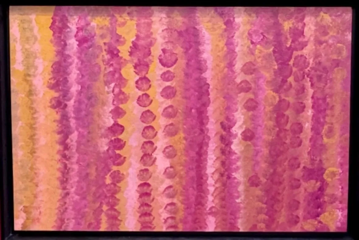 Emily Kame Kngwarreye, My Country, 1994, synthetic polymer paint on canvas, 60 x 90 cm