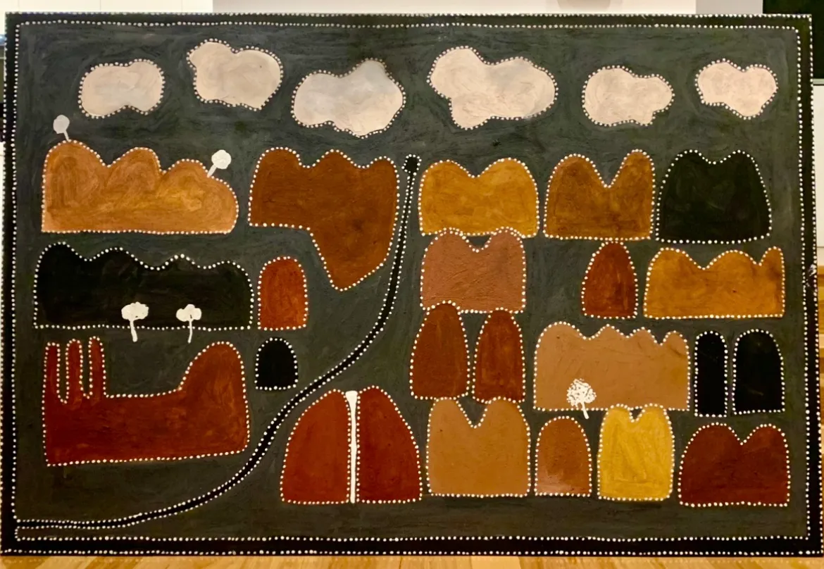 Queenie Nakarra McKenzie, My Country, 1995, 100 x 150 cm