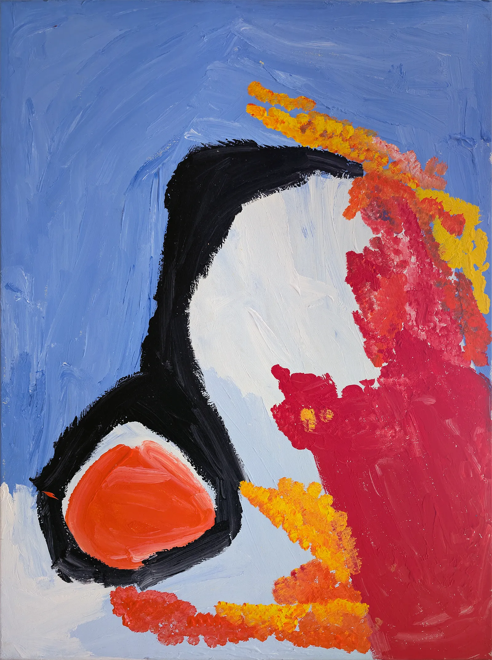 Sally Gabori, Dibirdibi Country, 2007, synthetic polymer paint on canvas, 121 x 91 cm