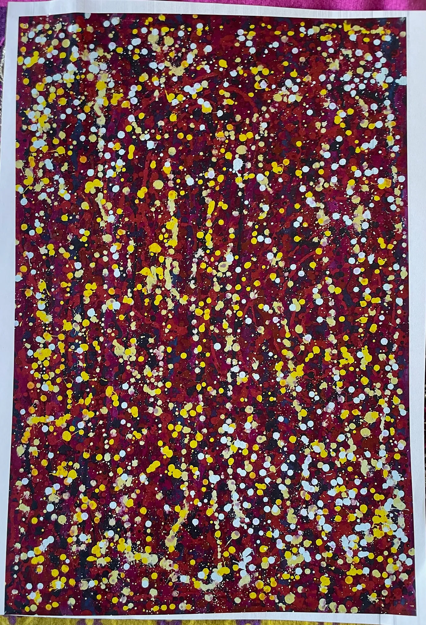 Gloria Tamerre Petyarre, Aknangkere Growth, 2007, synthetic polymer paint on linen, 100 x 150 cm