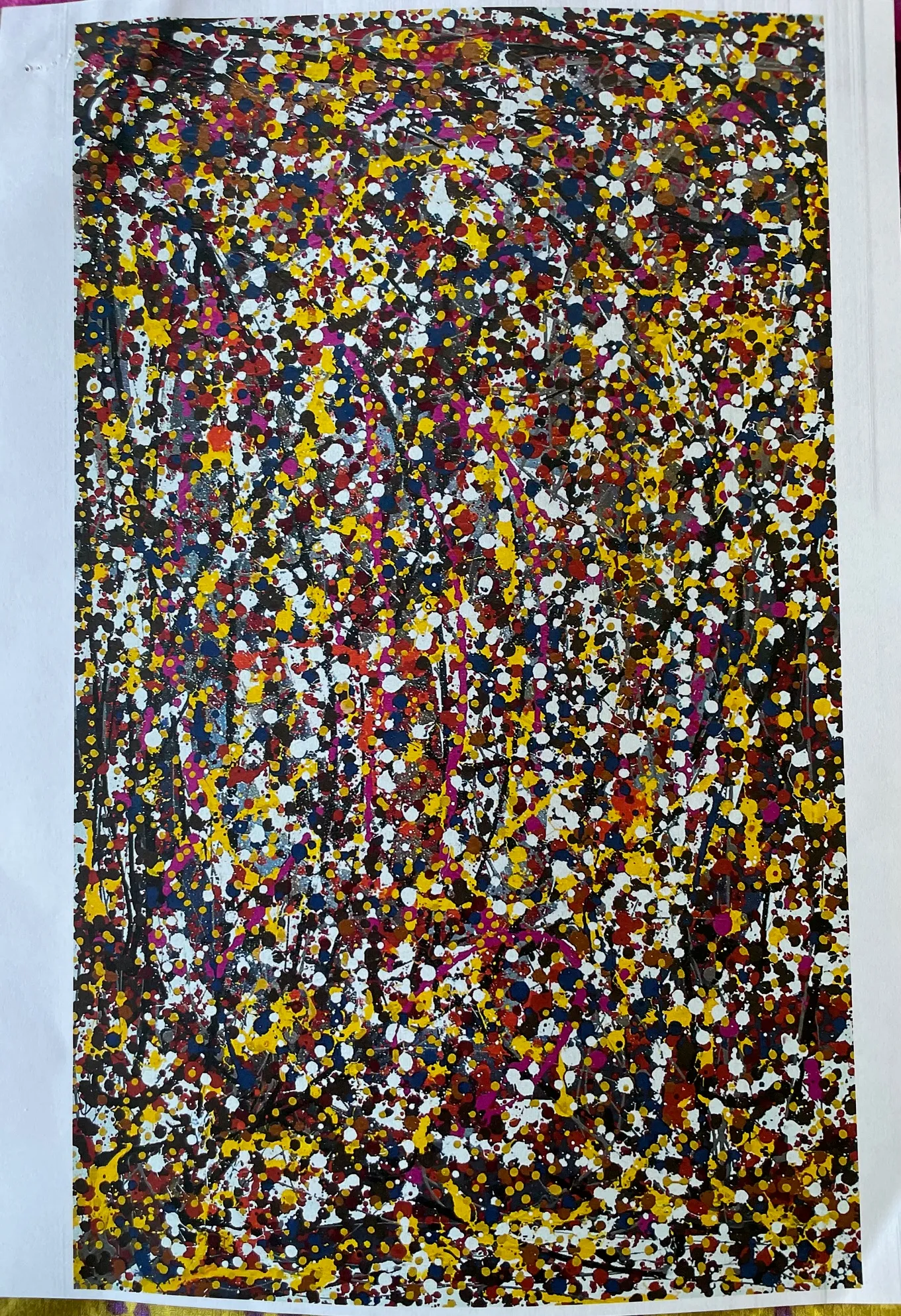 Gloria Tamerre Petyarre, Aknangkere Growth, 2012, synthetic polymer paint on linen, 92 x 152 cm