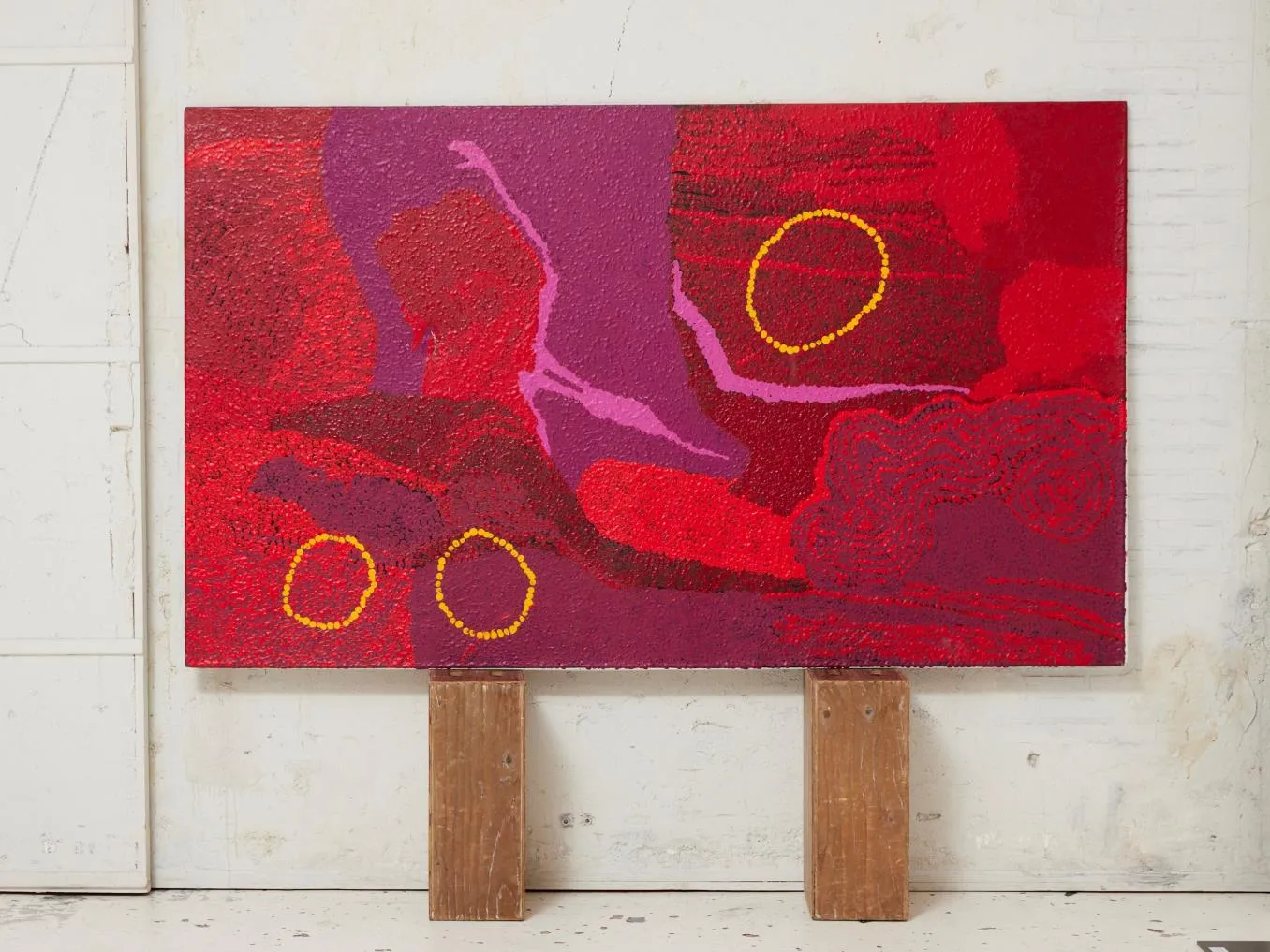 Yannima Tommy Watson, Walunja, 2009, synthetic polymer paint on linen, 119 x 199 cm