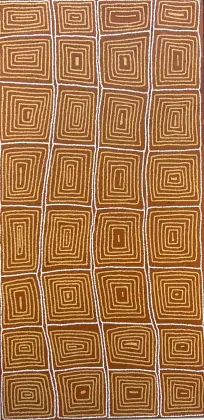 Portrait of George Tjampu Tjapaltjarri