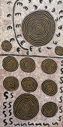 Portrait of Morris Gibson Tjapaltjarri