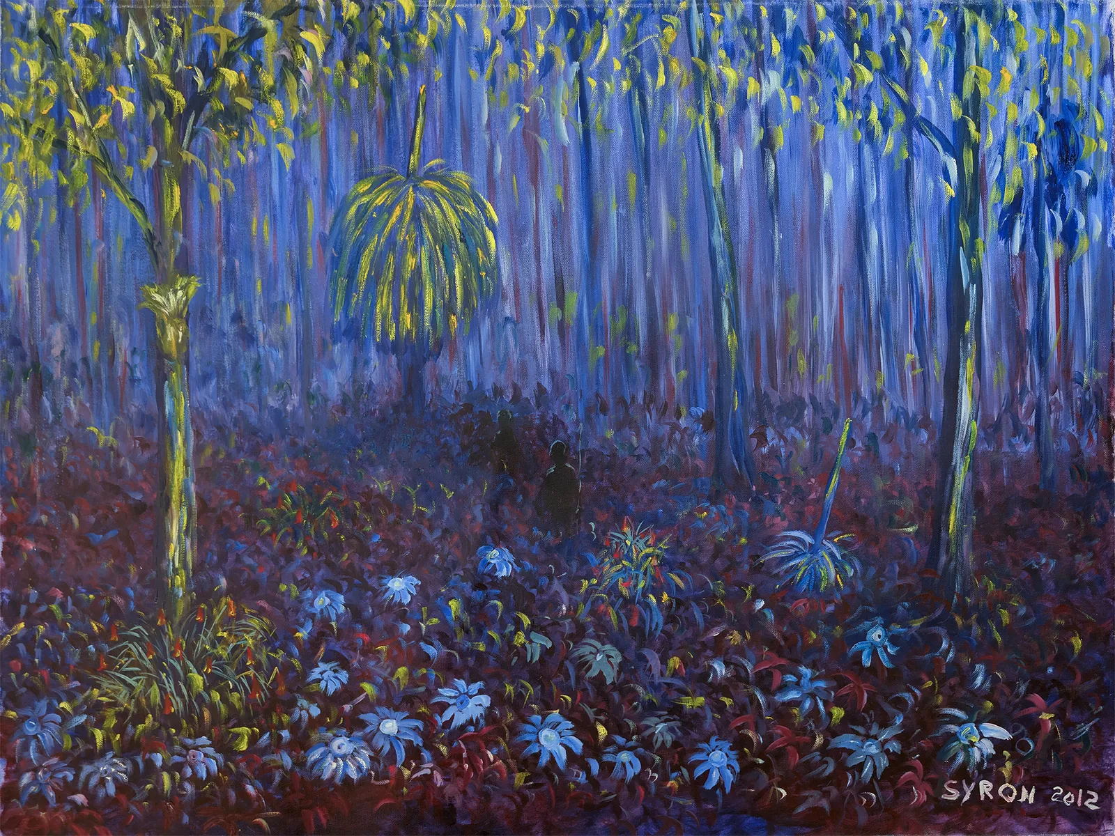 Gordon Syron, Where the Wildflowers Once Grew, 2012, oil on canvas, 70.5 x 94 cm