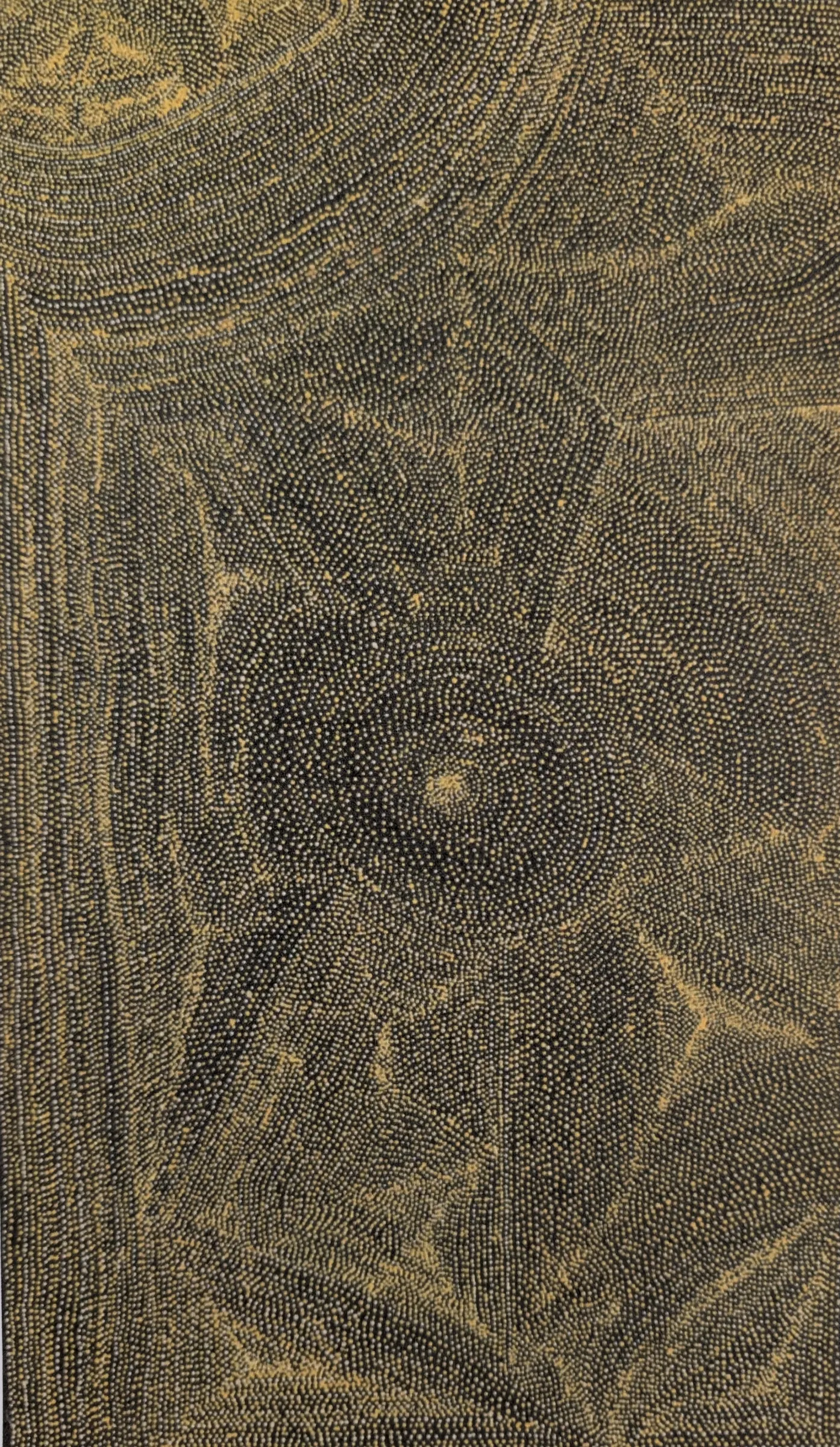 Pepai Carroll, Warlangurru, 2010, synthetic polymer paint on linen, 100 x 170 cm