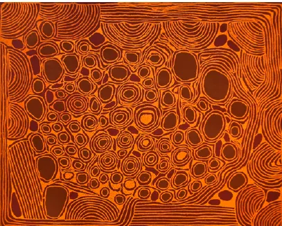 Ningura Gibson Napurrula, Wirrulnga, 2009, synthetic polymer paint on linen, 120 x 152 cm