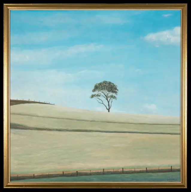 Gordon Syron, Solitary Tree, c. early 1980s, oil on canvas, 102 x 101.8 cm