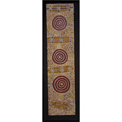 Anatjari Tjakamarra, Origins of Soakages, 1973, 92 x 22.5 cm