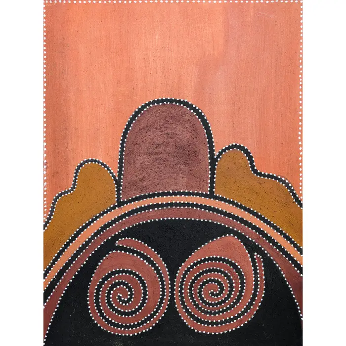 Charlene  Carrington, Texas Downs, 2004, natural earth pigments on canvas, 120 x 90 cm