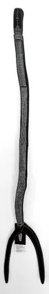 Owen Yalandja, Ngalkodjek Yawkyawk, 2022, carved wood, 138 x 4.5 cm