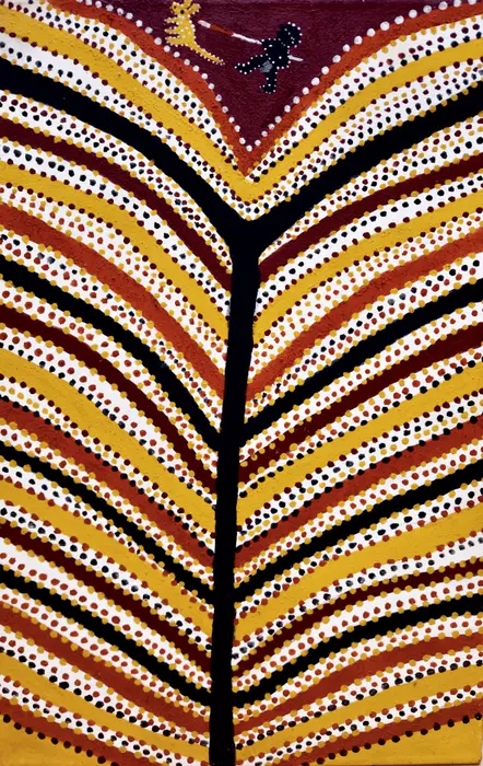 Madigan Thomas, Barangen, 2008, natural earth pigments on canvas, 70 x 45 cm