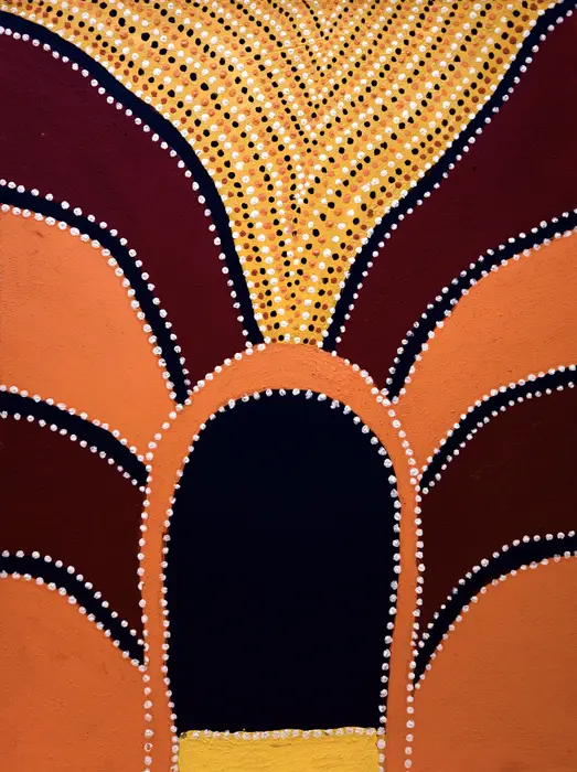Madigan Thomas, Untitled, 2010, natural earth pigments on canvas, 60 x 80 cm
