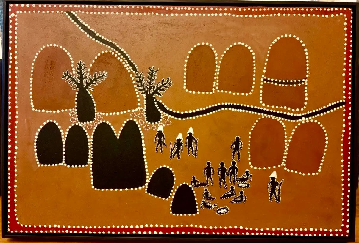 Queenie Nakarra McKenzie, Horso Creek Massacre, 1995, 63 x 91