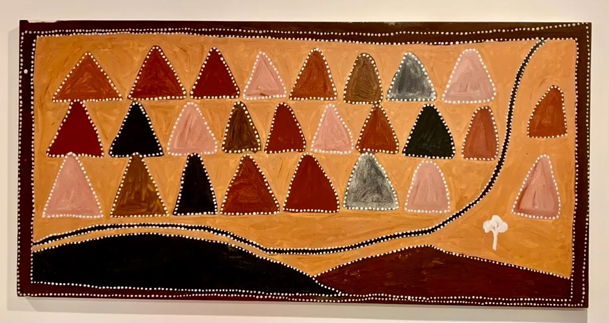 Queenie Nakarra McKenzie, Texas Station, 1995, 75 x 148