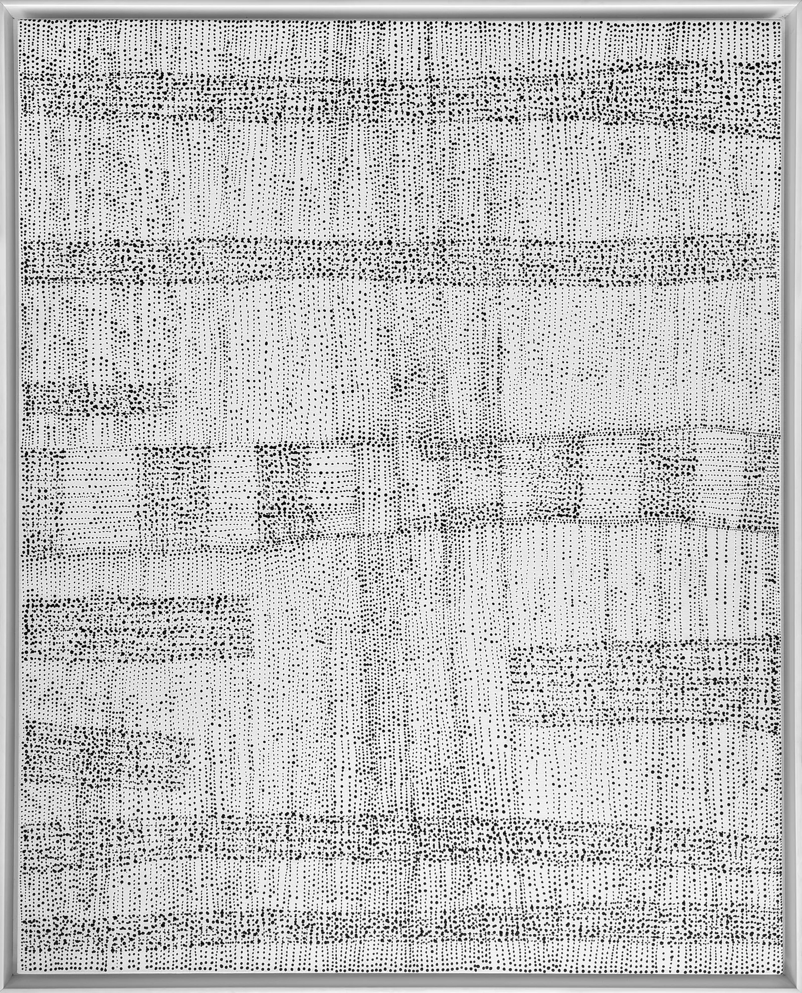 Dorothy Robinson Napangardi, Salt on Mina Mina, 2013, synthetic polymer paint on linen, 152 x 122 cm