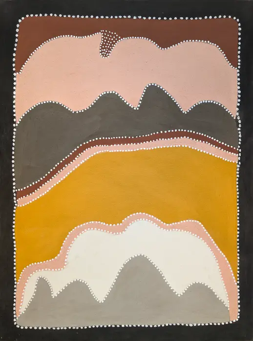 Madigan Thomas, Binkany, 2008, natural earth pigments on canvas, 120 x 90 cm