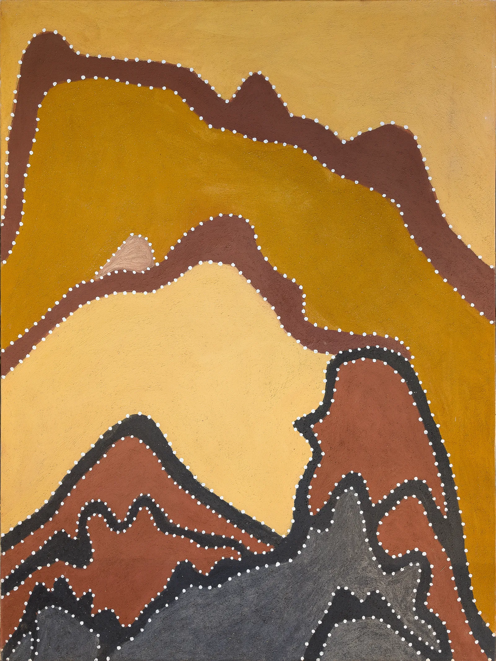 Madigan Thomas, Mullugann, 2003, natural earth pigments on canvas, 120 x 90 cm