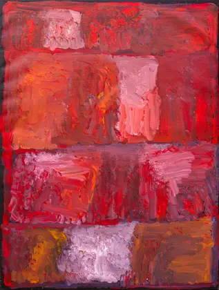 Kudditji Kngwarreye, My Country, 2009, synthetic polymer paint on linen, 90 x 120 cm