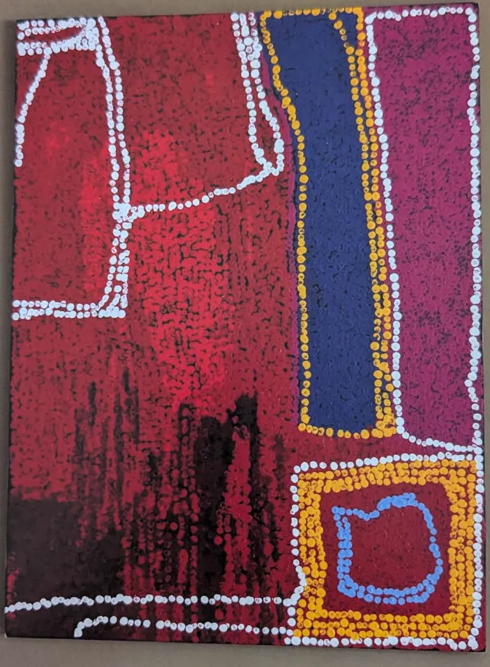 Yannima Tommy Watson, Pukara, 2012, synthetic polymer paint on linen, 90 x 120 cm