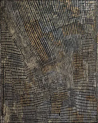 Lorna Ward Napanangka, Tali My Country, synthetic polymer paint on Belgian linen, 120 x 155 cm