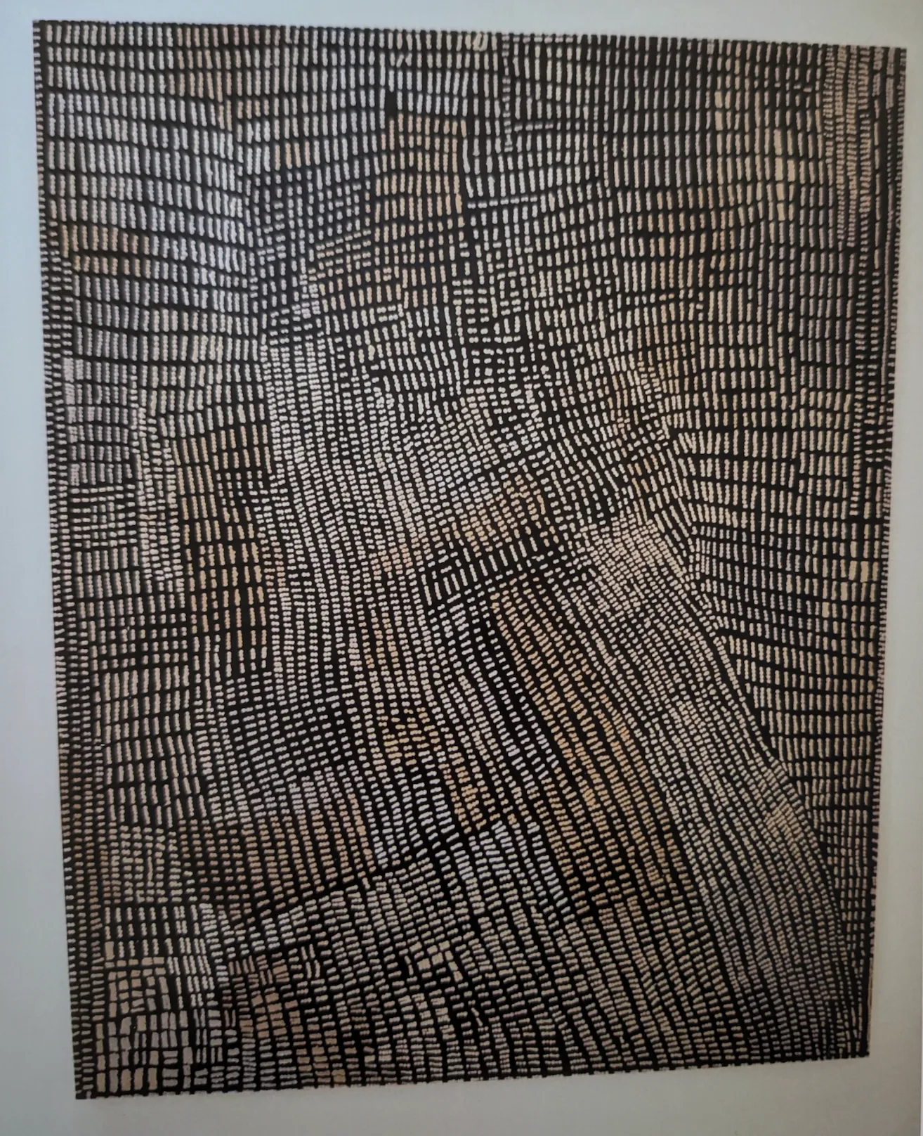 Lorna Ward Napanangka, Tali My Country, synthetic polymer paint on Belgian linen, 120 x 155 cm