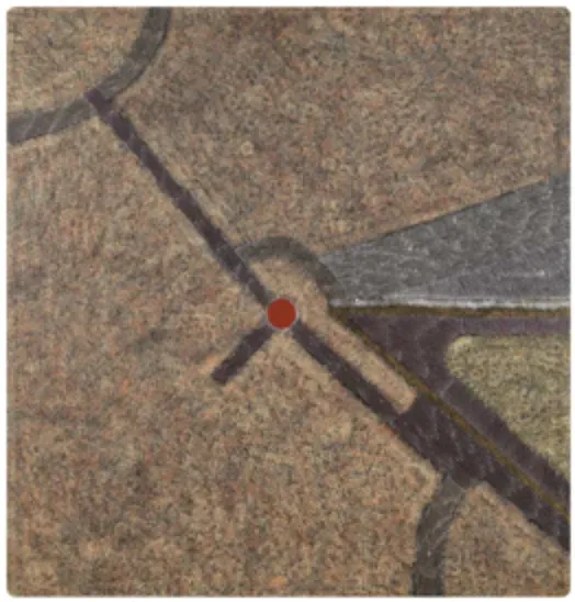 Abie Loy Kemarre, Bush Hen / My Country, 119 x 126 cm
