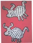 Nura Rupert, Mamu Papa, 2006, synthetic polymer paint on Belgian linen, 60 x 90 cm
