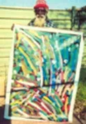 Kudditji Kngwarreye, My Country – Boundary Bore, 2002, synthetic polymer paint on canvas, 89 x 126 cm
