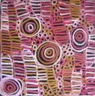 Minnie Pwerle, Bush Melon Dreaming, synthetic polymer paint on canvas?, 122 x 122 cm