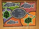 Atlina Laurel, River Tucker, 2002, synthetic polymer paint on canvas, 40 x 30 cm