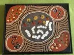 Martin Murphy, Bush Tucker, synthetic polymer paint on canvas, 40 x 30 cm
