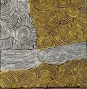 Jane Nakamarra Ward, Women Dreaming, 2008, Acrylic on linen, 90 x 90 cm
