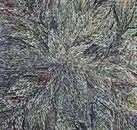 Jeannie Pitjara, Yam Leaf, 2007, Acrylic on linen, 120 x 120 cm