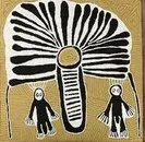 Linda Syddick Napaltjarri, First Contact, 2013, Acrylic on linen, 90 x 90 cm