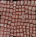 Thomas Tjapaltjarri, Tingari, 2008, Acrylic on linen, 90 x 90 cm