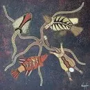 Wandjidari Leane Reid, Sea Creatures, 2004, Acrylic on cotton, 90 x 90 cm