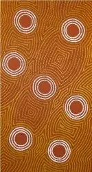 William Sandy, Dingo Dreaming, 2008, synthetic polymer paint on canvas, 154 x 84 cm
