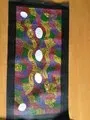 Evelyn Kumantjara Pultara, Snake Dreaming, 2007, synthetic polymer paint on canvas, 70 x 30 cm