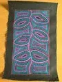 Doris Abbott, Mulga Seeds, 2007, synthetic polymer paint on canvas, 24 x 45 cm