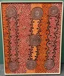 David Lensen (Nelson) Tjupurrula Warlpiri, Djunungka Dreaming, c. 1976, Acrylic on canvas board, 50.5 x 40.5 cm