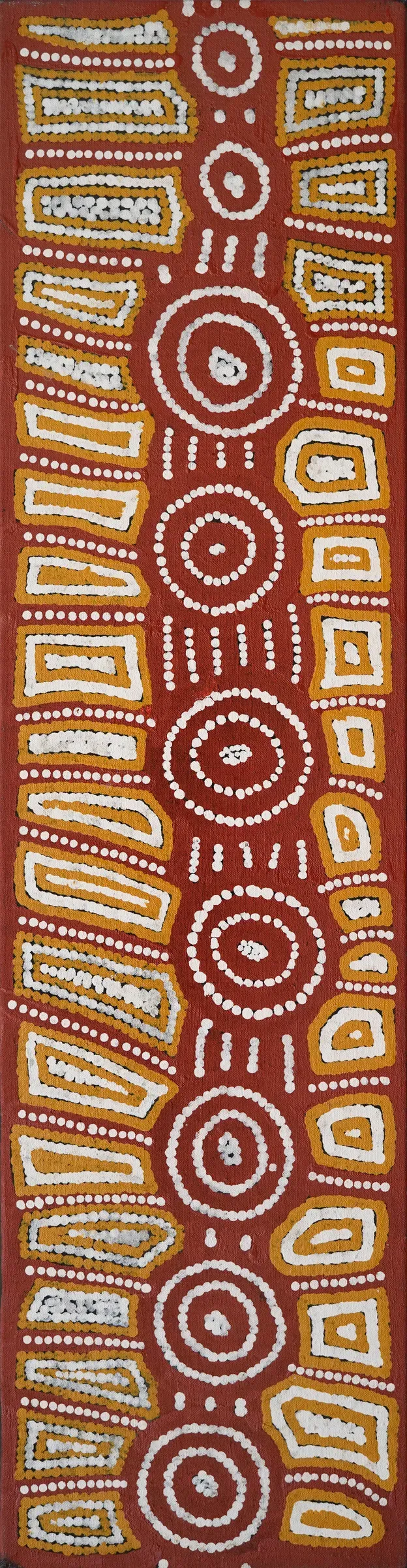 Dini Campbell, Ngunyarmanya Dreaming, 1994, Acrylic on canvas, 107 x 28 cm