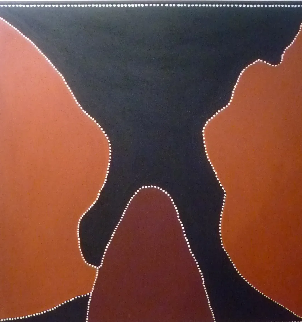 Katie Cox, Needle Point, 100 x 100 cm